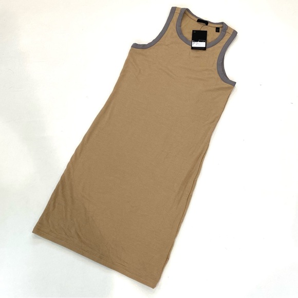 ATM Anthony Thomas Melillo Modal Stretch Ribbed Soft Tank Dress - Picture 2 of 8